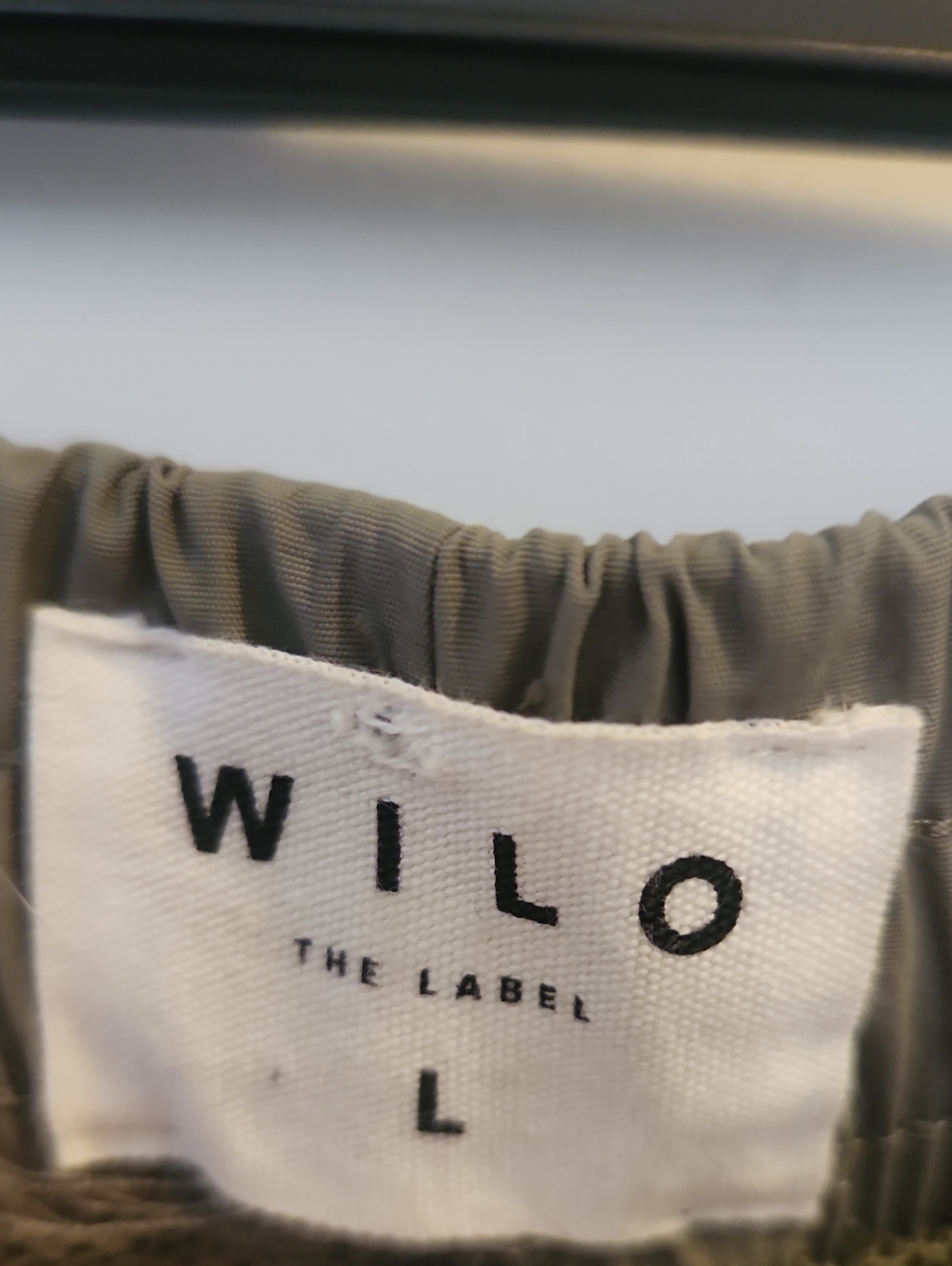 Wilo The Label Olive Green Drawstring Jogger Pants - Picture 4 of 7